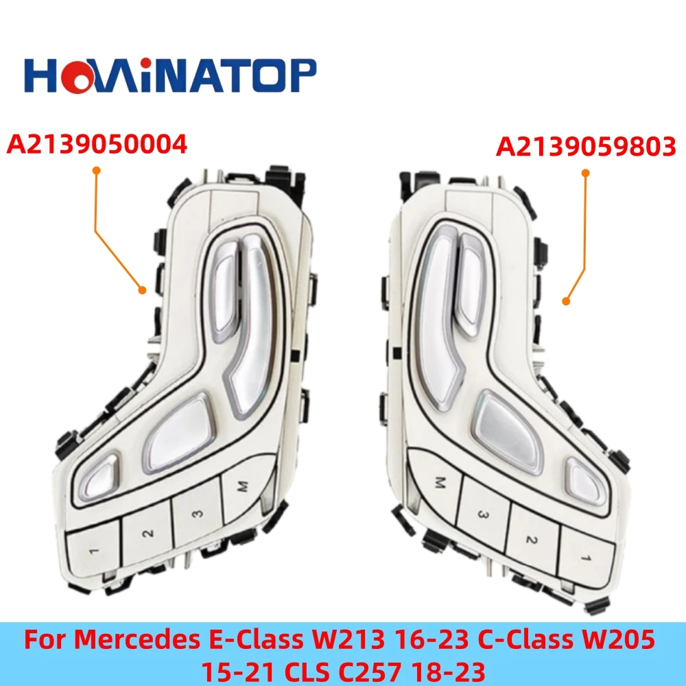 HOWINATOP A2139050004 A2139059803 Power Seat Adjustment Switch For Mercedes E-Class W213 16-23 C-Class W205 15-21 CLS C257 18-23