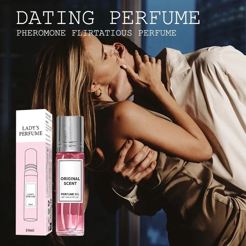 10ml Perfumes Mujer Originales Concentrate Hormonal Hormone Long Lasting  Attraction  Men Addictive Dating Perfume Gift Portable