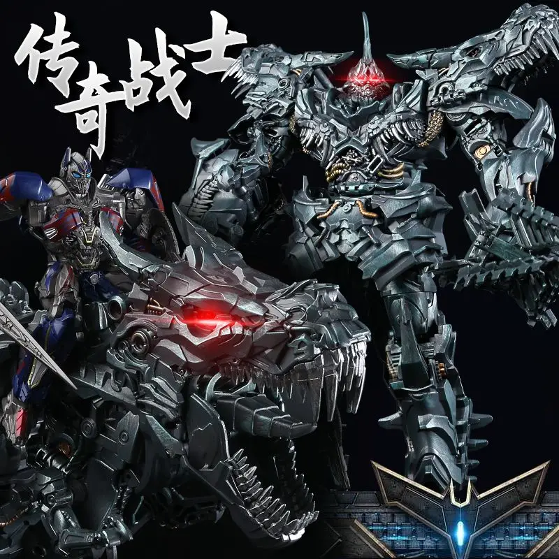 

WEIJIANG Ls05 Transformation Action Figure Grimlock 38CM Alloy KO Figma Anime Movie Series Dinosaur Deformable Robot Commander