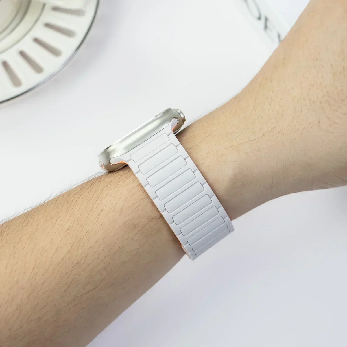 Magnetic Band for Apple Watch Ultra 2 49mm 45mm 44mm S10 46mm 42mm 40 41mm Silicone Strap for IWatch Series Ultra 2 9 8 7 6 5 4 image 4