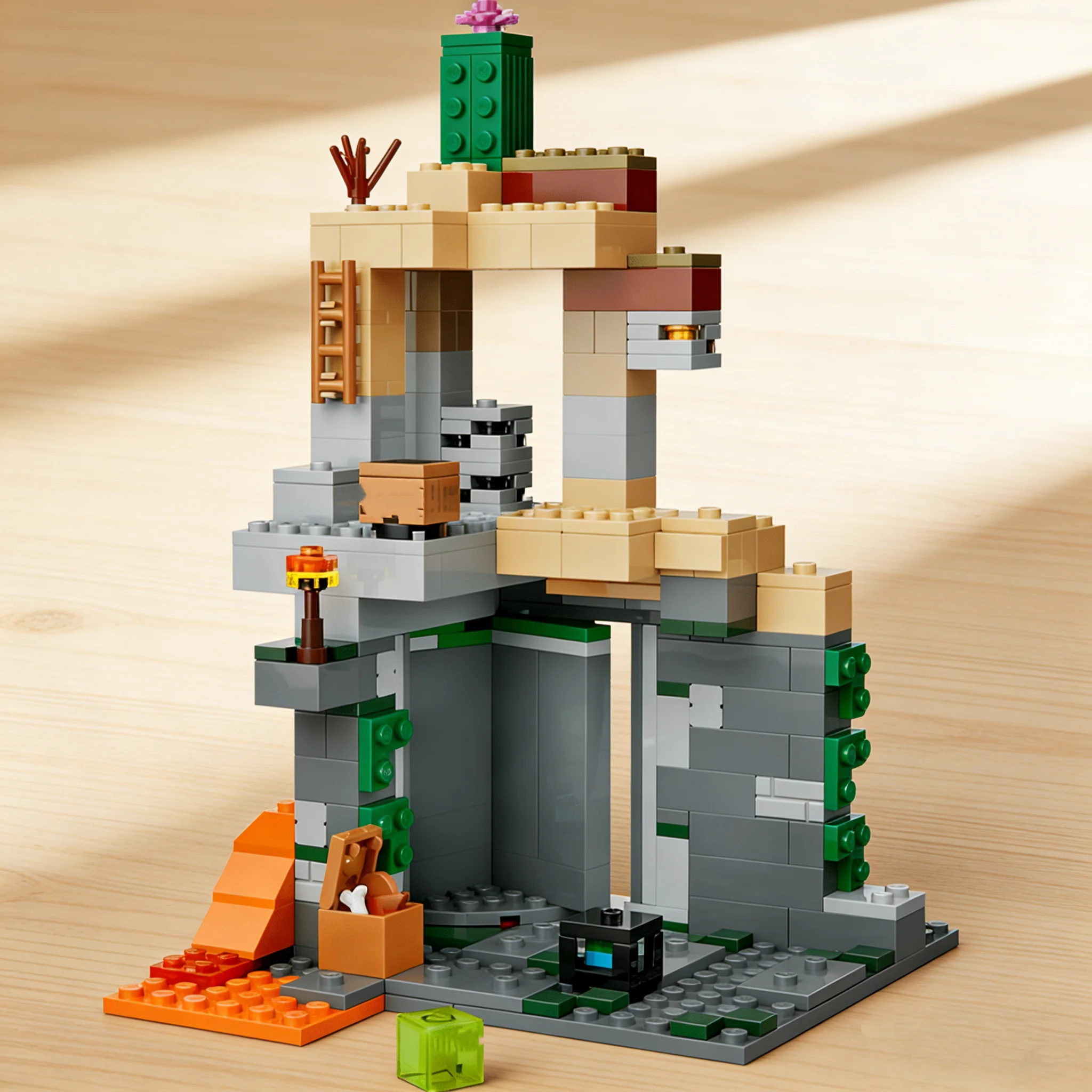 

Third Party MOC Compatible Sets My Pixel World Series Building Blocks 21587 Zombie Dungeon Caves Assembly Toys