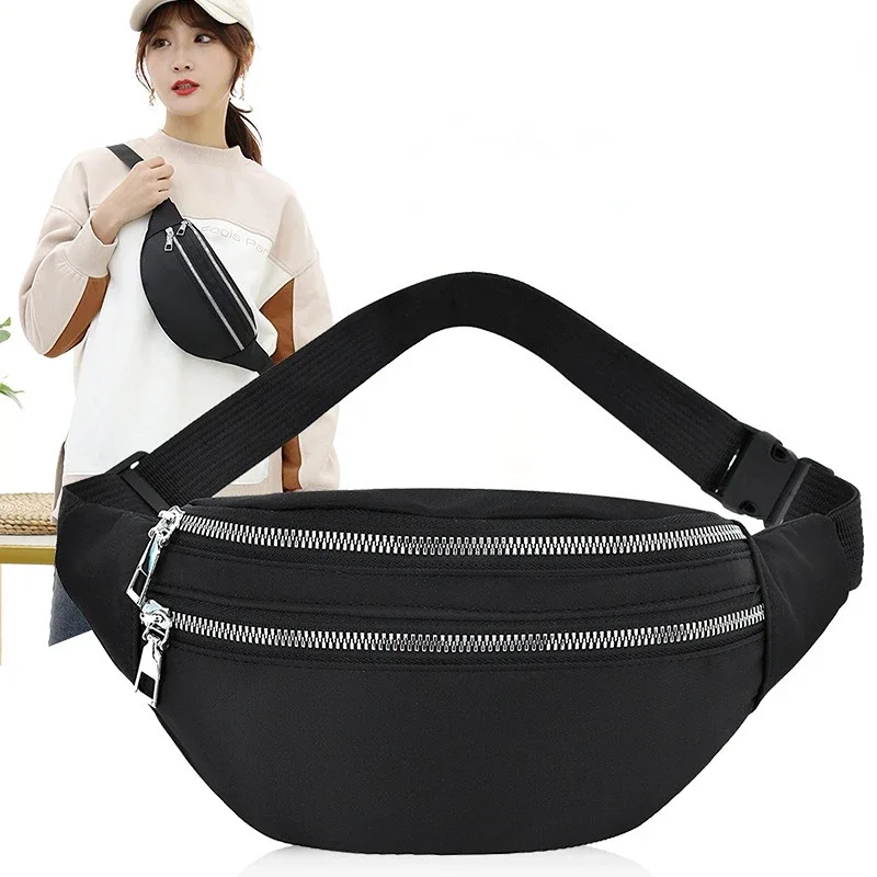 

1PC Women Waist Bag Men Belt Pouch Waist Pack Hip Bum Money Pouch Ladies Fashion Travel Shoulder Purse Bag for Women Ladies