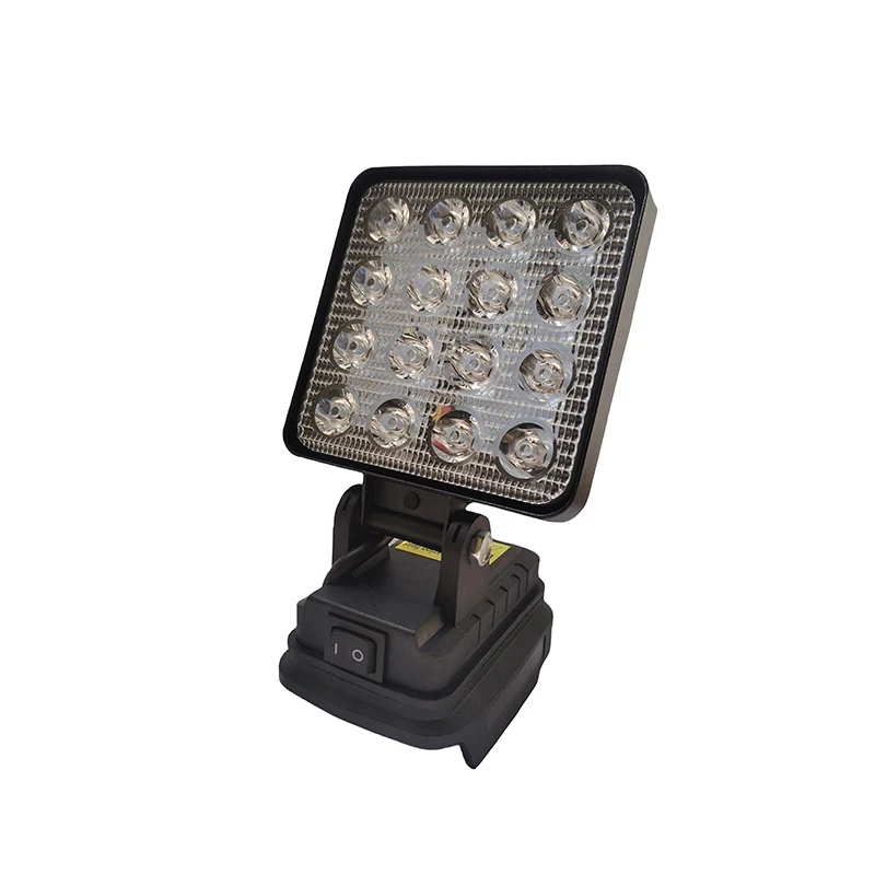 Led-licht voor Dewalt 18V batterij Draagbare spotlight Draadloos buitenwerk Vissen Handheld noodhulpmiddellicht Geen batterij Geen USB