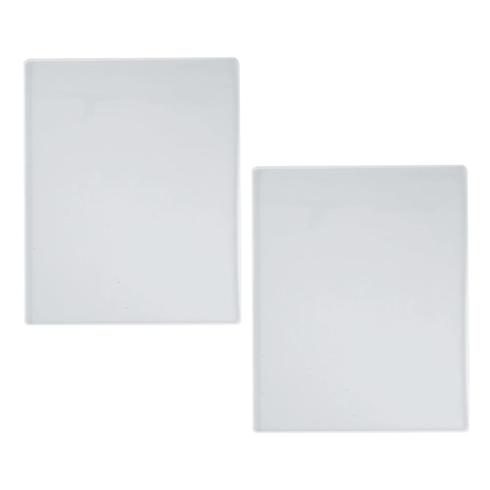 

2Pcs Crystal Epoxy Resin Mold Table Mat Silicone Pad Writing Board Placemat Casting Reusable Craft DIY Home Gift
