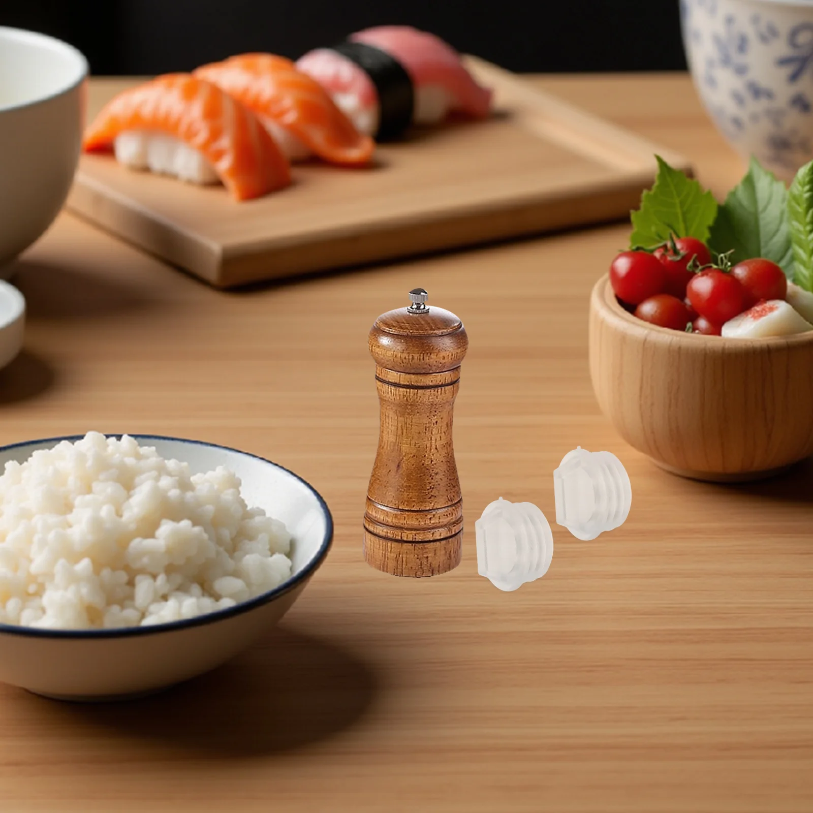 

20Pcs Salt and Pepper Shaker Plugs Round Plastic Stoppers Clear Reusable Bottle End Caps Replacement Stopper for Spice Jars and