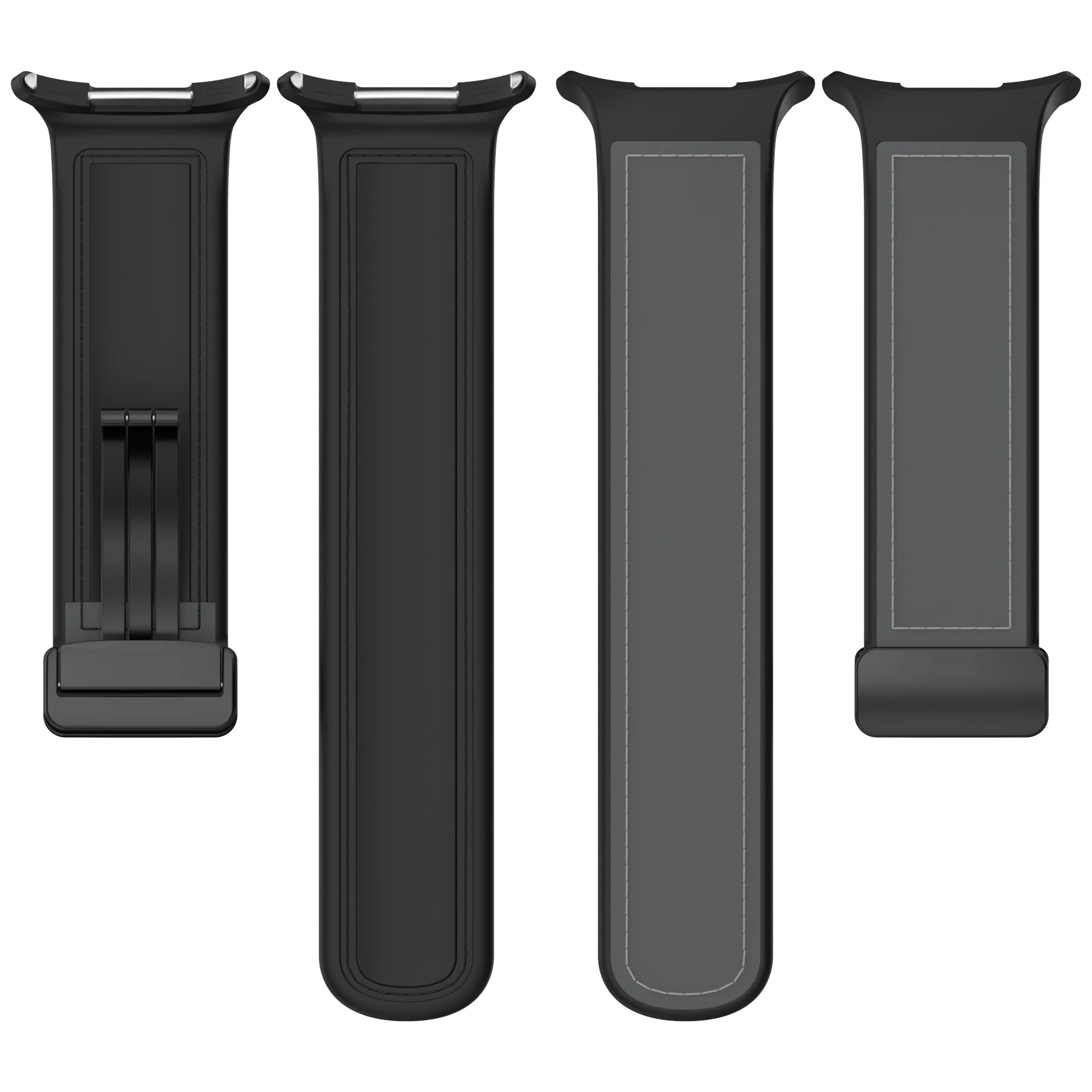 حزام جلد سيليكون لساعة سامسونج جالاكسي ، سوار معصم بمشبك مغناطيسي قابل للطي ، سوار معصم فائق ، 7 سوار فائق ، 47