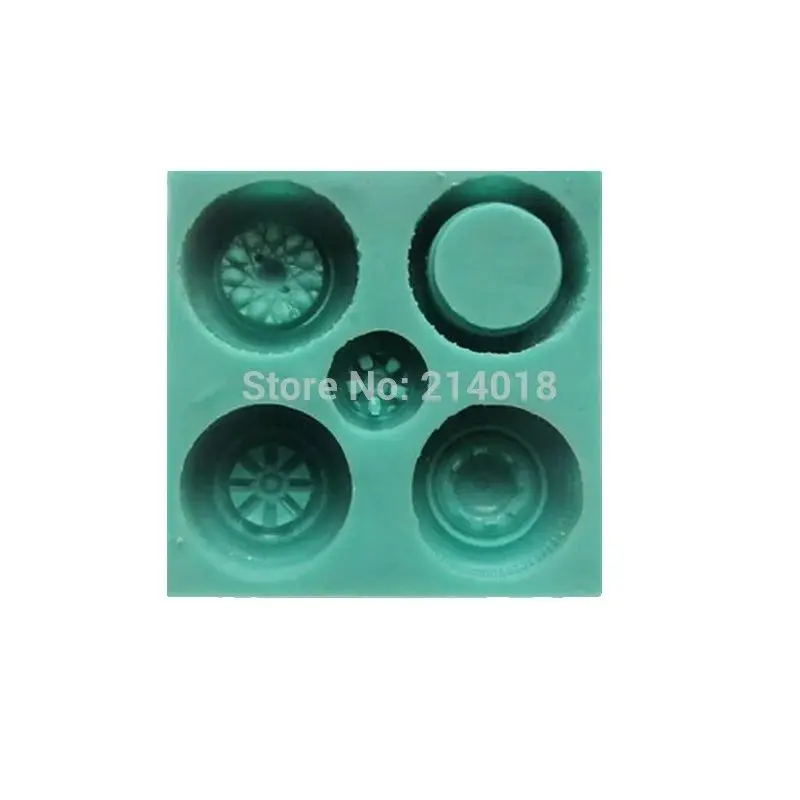 Silicone Round Tire Mold for Fondant Cake Decoration, Rubber Moulds, Eco-friendly, New Style, Wholesale, 001