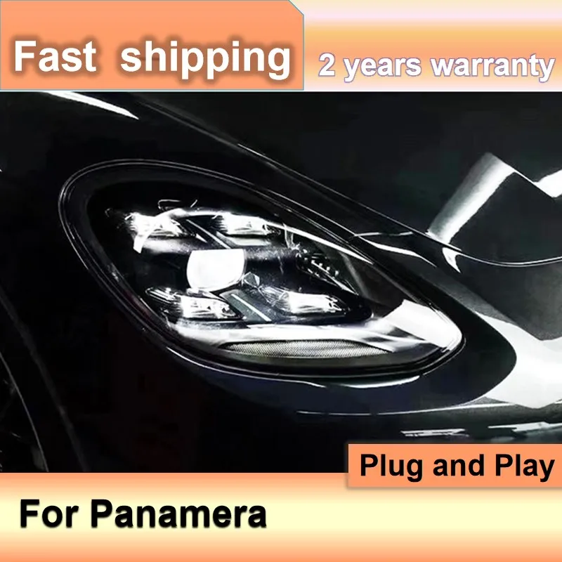 

Car Accessories for Porsche Panamera Front Light 2017-2021 Panamera Headlights DRL Dynamic Turn Signal High Beam Projector Lens