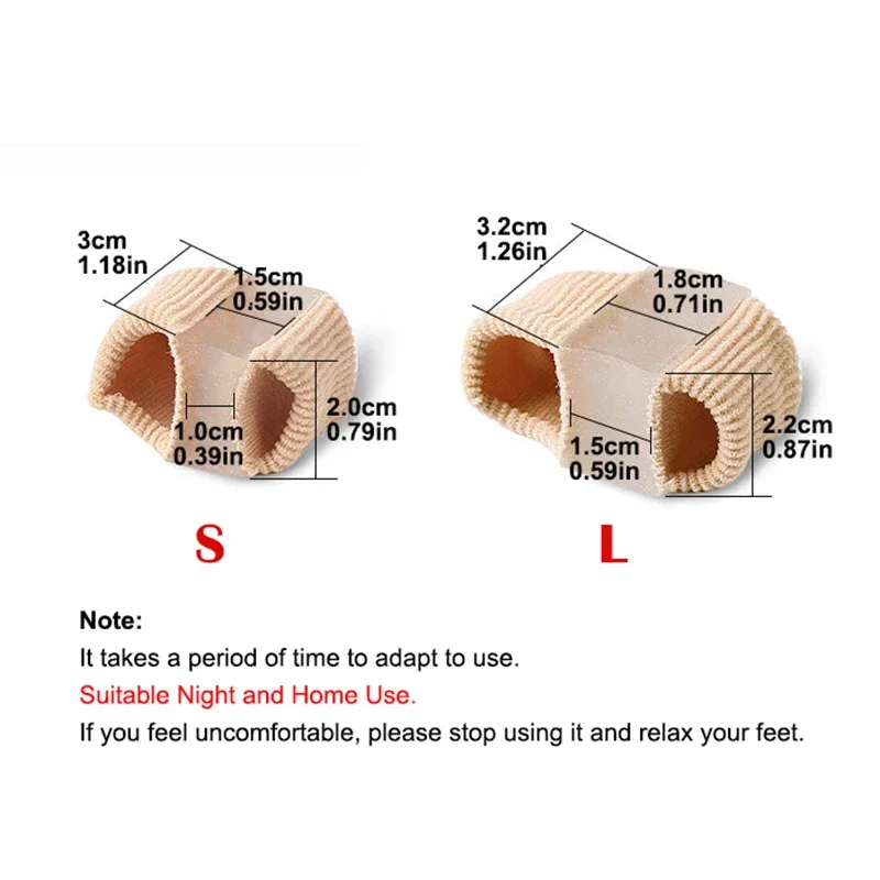 New Toe Separator Hallux Valgus Bunion Corrector Orthotics Night Foot Care Thumb Daily Big Bone Tool Pedicure Feet Straightener