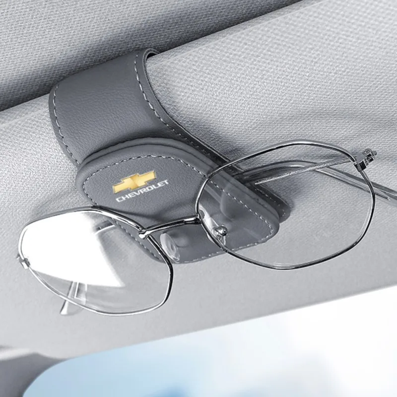 Para chevrolet faísca captiva cruze rastreador epica nubira carro pára-sol clipe de óculos de couro acessórios