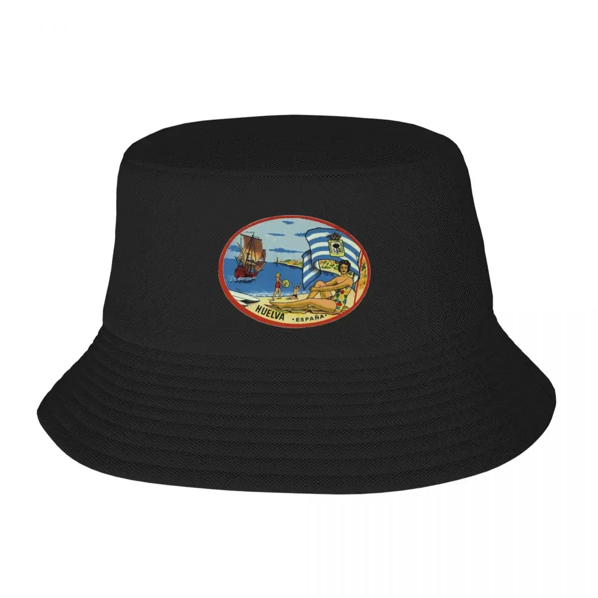 Huelva Huelva Sticker Huelva Spain Huelva Vintage Andalusia Espa?a Bucket Hat Christmas Hats Vintage Golf Hat Women Men's