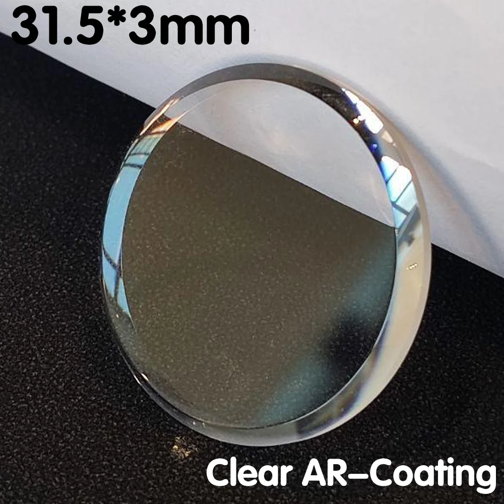 Saphir-Uhrenglas, flaches Kristall-Uhrenteile, Ersatzzubehör, 31,5 mm Glas, geeignet für SKX007 SRPD Flachglas