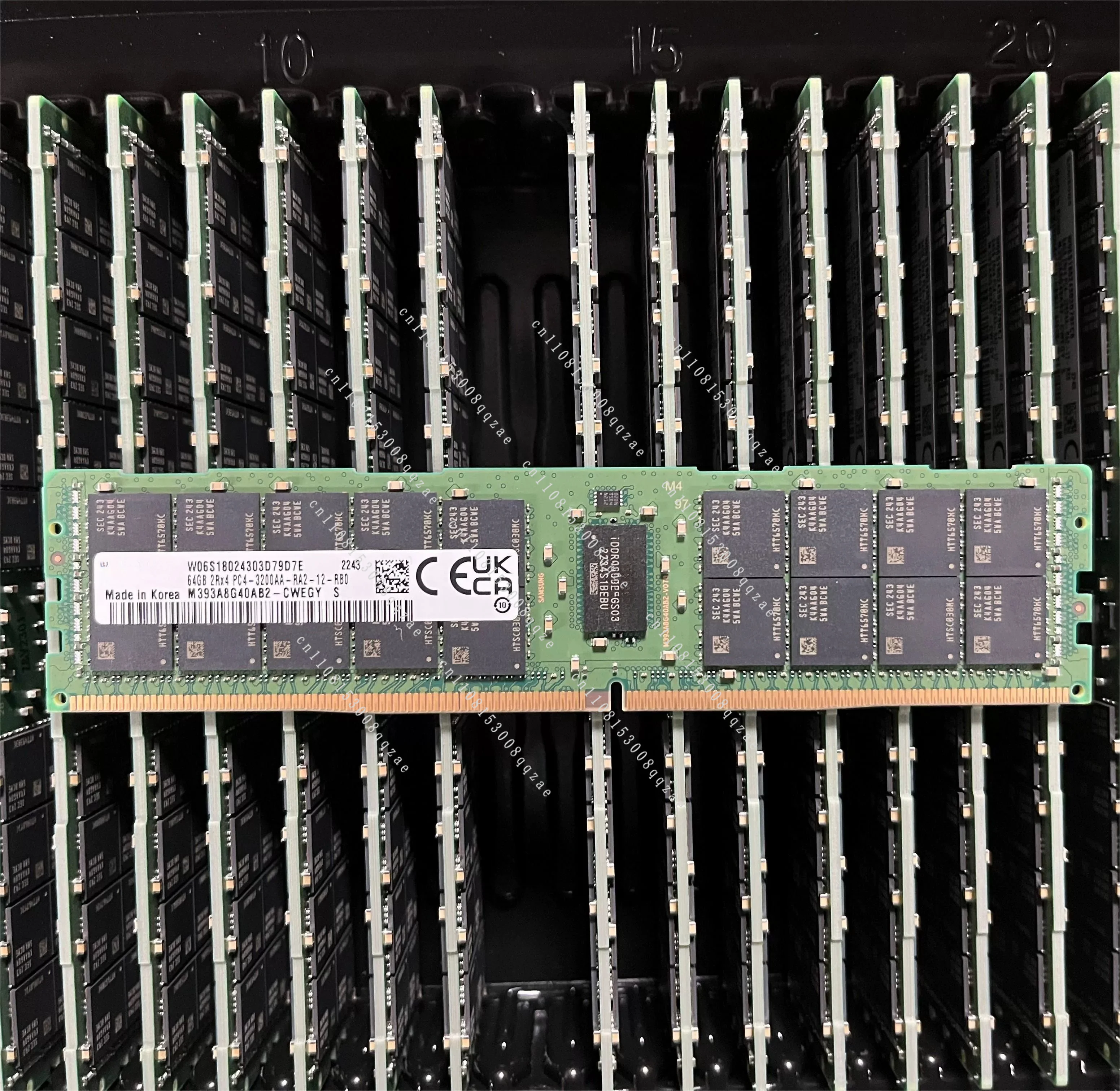 64G 2RX4 PC4-3200AA ECC REG Server Memory Stick DDR4 64GB RDIMM