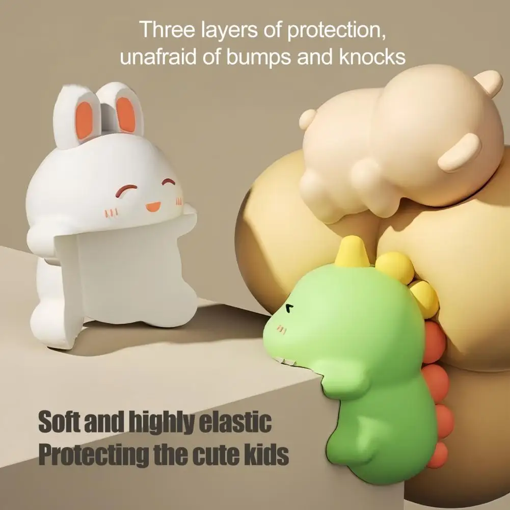 

Мультяшная угловая защита для детей, угловая защита, 10 шт., мультяшные угловые протекторы, самоклеящиеся бамперы для мебели, острые