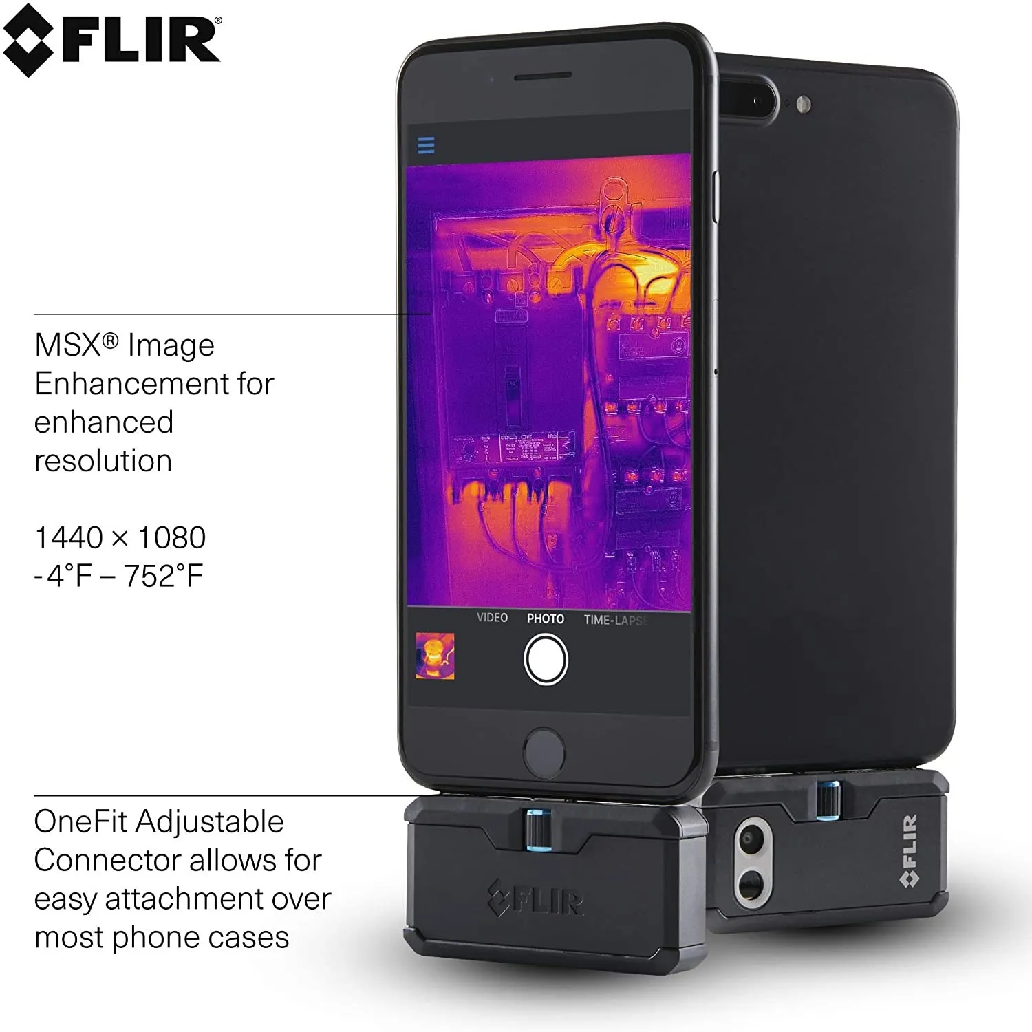 FLIR ONE PRO Thermal Imager Fault Diagnosis for Iphone and Android for IOS/Type-C /Micro-USB Moblie Phone Plug
