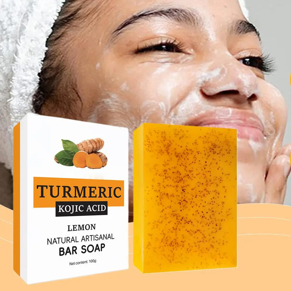 

Мыло ручной работы с куркумой, чистка тела, осветление темных подмышек, очистители тела для ног, осветляющее мыло для лица, нежный уход за кожей, красота