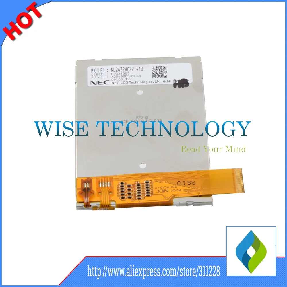 Wisecoco NL2432HC22-41B LCD Screen Touch Digitizer For NEC 3.5 Inch Data Collector Nivo 2.C Display Panel