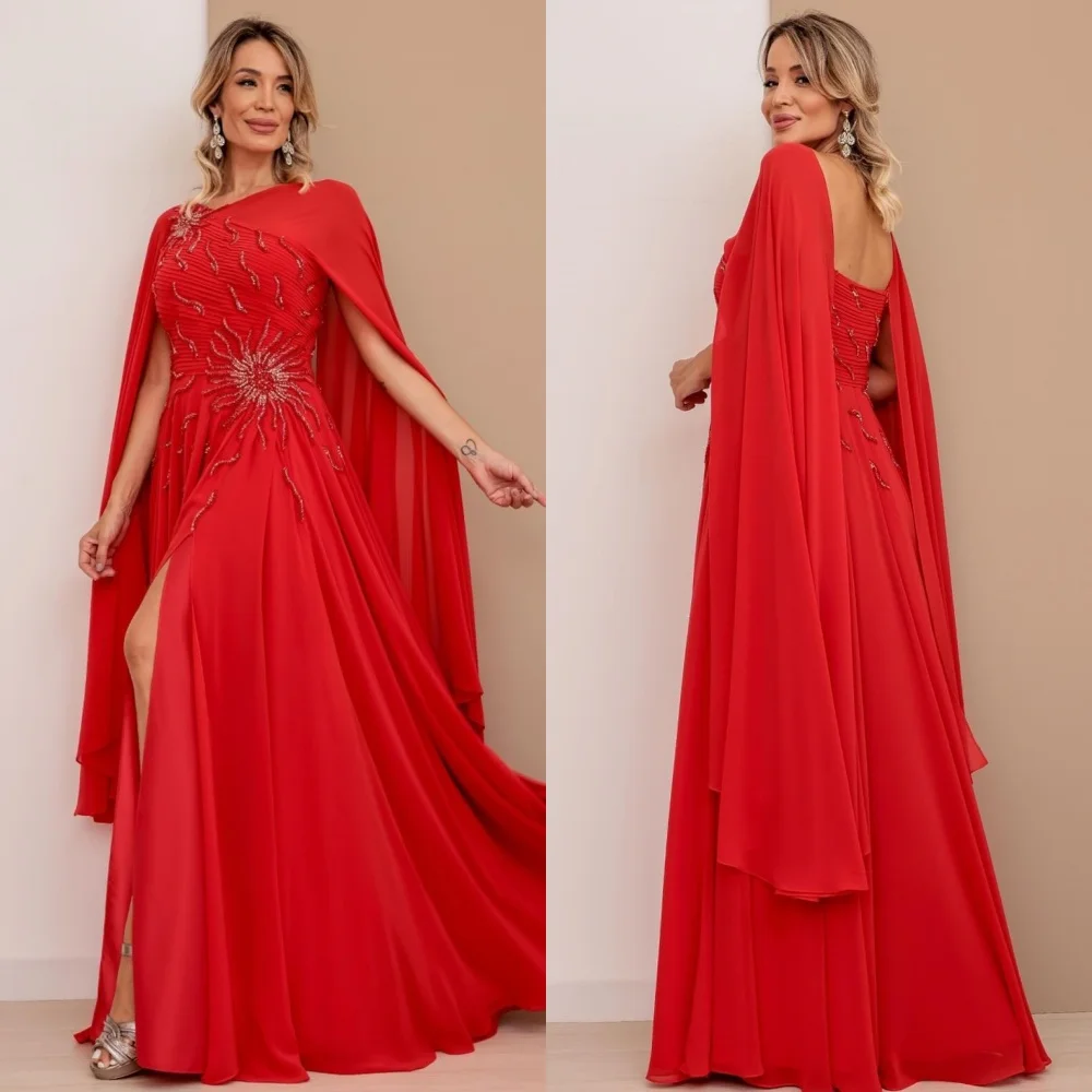 

Customized Intricate Sexy Chiffon Pleat Applique Sequined A-line V-neck Long Dresses Bespoke Occasion Dresses Sizes Available