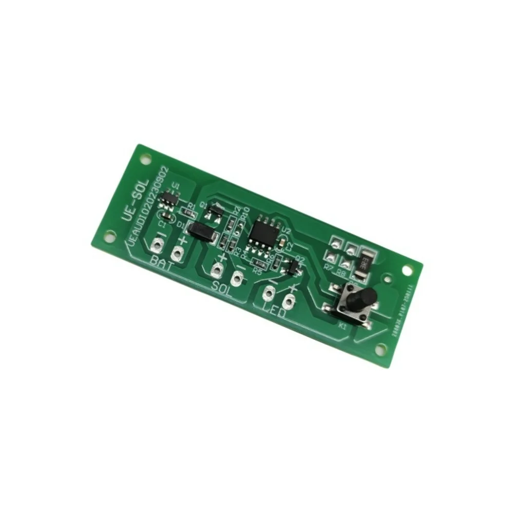 4pcs Adjustable Brightness 3.7V Solar Control Board PCBA With Sensor For Outdoor Garden LED Lamp Circuit Module