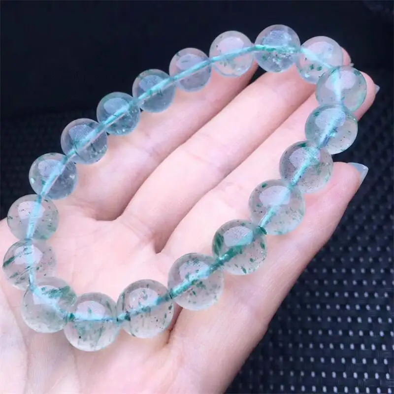 10MM Natural Green Strawberry Quartz Bracelet Fashion Healing Personalized For Men Women Gemstone Jewelry Lovers Gift 1pcs