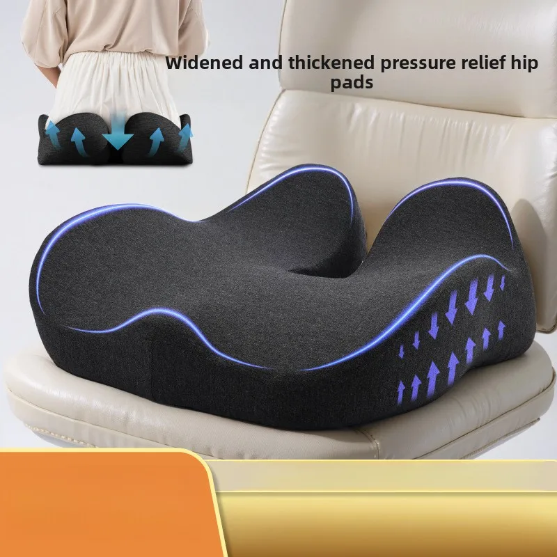 Memory Foam Pillow Office Chair Car Seat Cushion Ergonomic Lumbar Support for Long Sitting Comfy