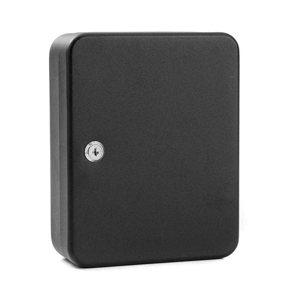 Metal Construction Key Box Code Lock Wall Mount Key Cabinet Security Lock Holds 20 Keys Key Storage Box Home Storage