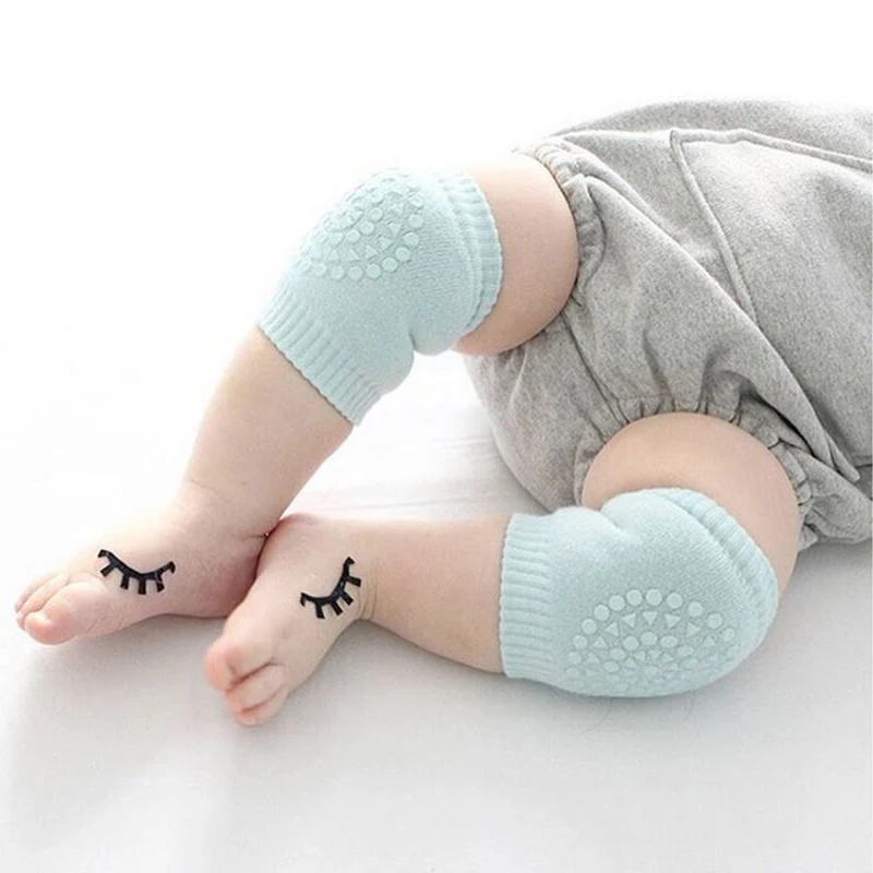 3/5Pairs Baby Knee Pads Toddler Crawling Anti-Slip Kneepads Unisex Boy Girl Elbow Cushion Pad Safety Protector Cotton Leg Warmer