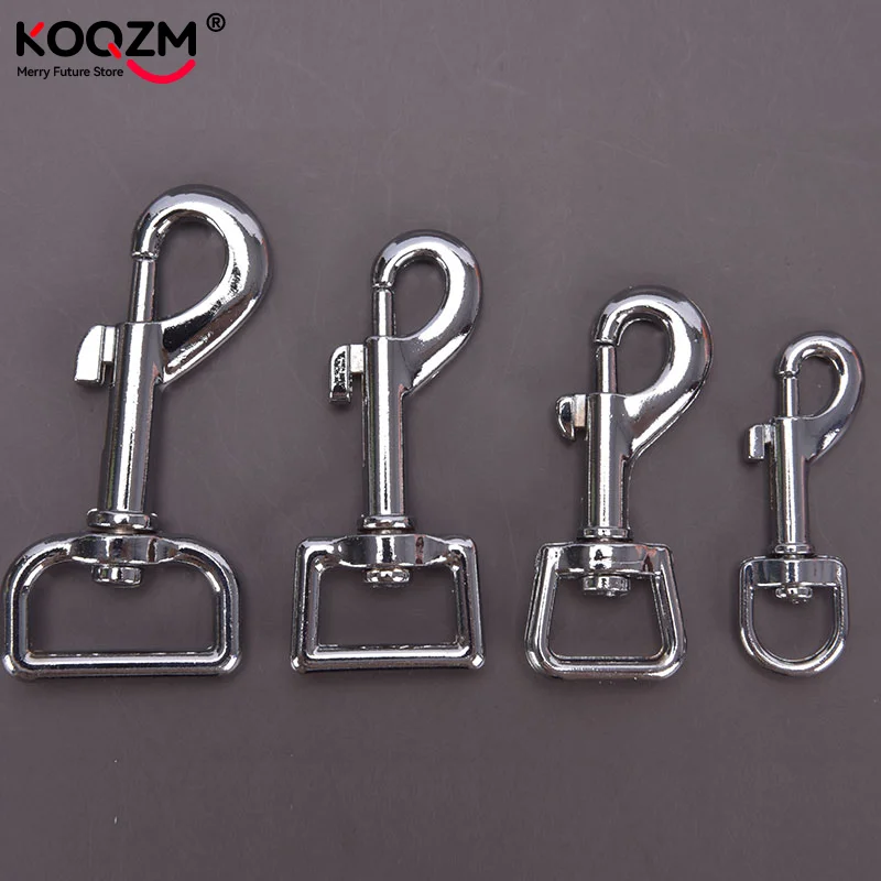 1pc Small Dog Collar Leash Metal Buckle Hardware Sets Durable Cat Lead Straps Swivel Trigger Snap Hook Diy Pet Accessories
