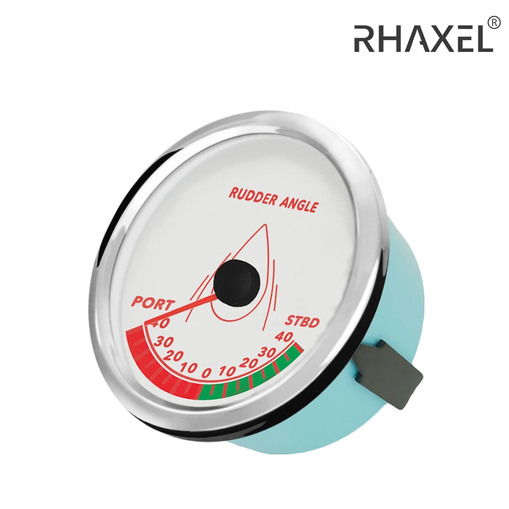 

RHAXEL Marine 52 мм 85 мм индикатор угла руля 0-190 Ом сигнал с красной подсветкой 9-32 В