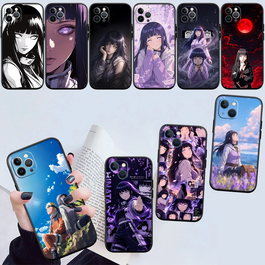PU30 Naruto Hyuuga Hinata Phone Case for Samsung Galaxy M06 M15 M16 M35 M55 M56 A36 A42 A50 A50S A51 A52 A32 A33