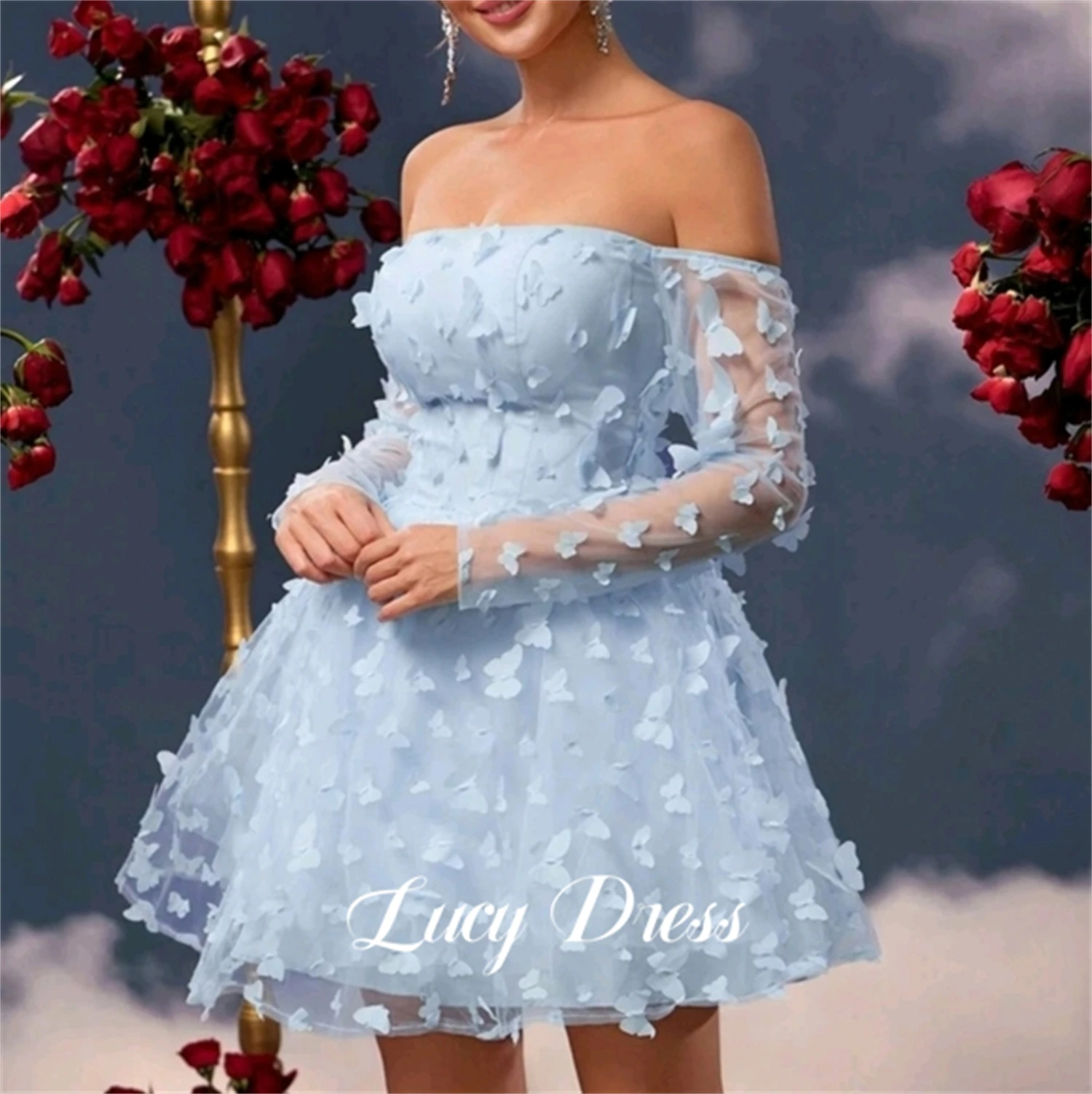 Lucy – robe personnalisée pour occasions spéciales, robes de Quinceanera de 15 ans, robes de bal, jupe courte, robe de soirée, robes de cocktail