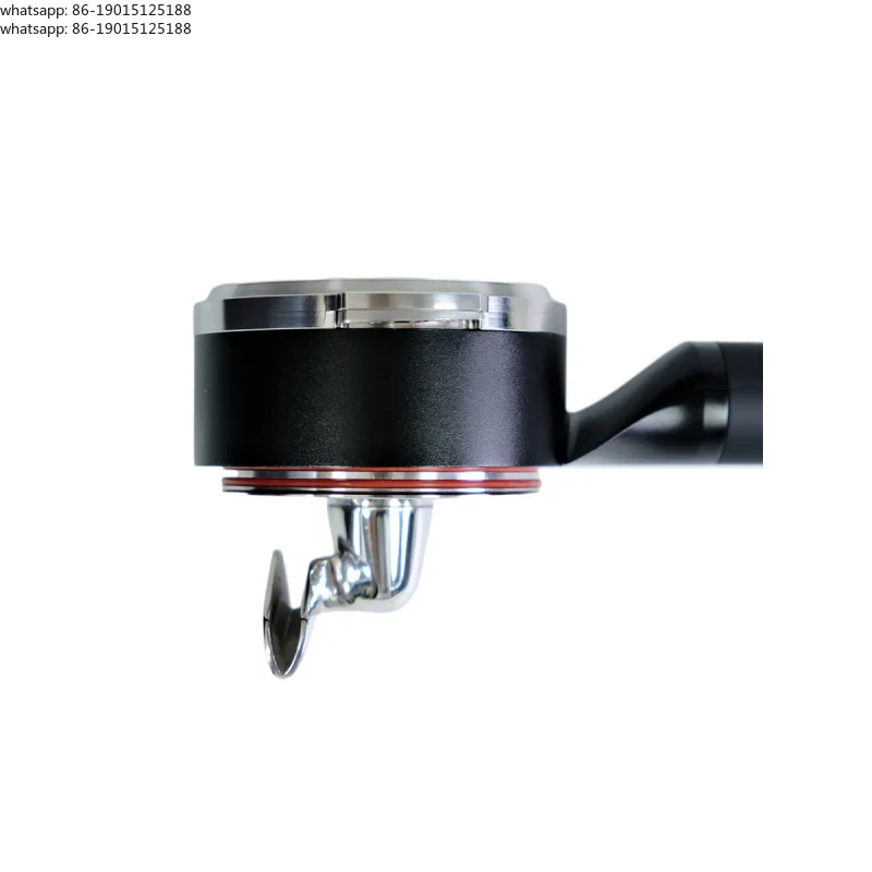 1 piece of V2 bottomless flat coffee machine handle with deformable cow horn gold coin double mouth