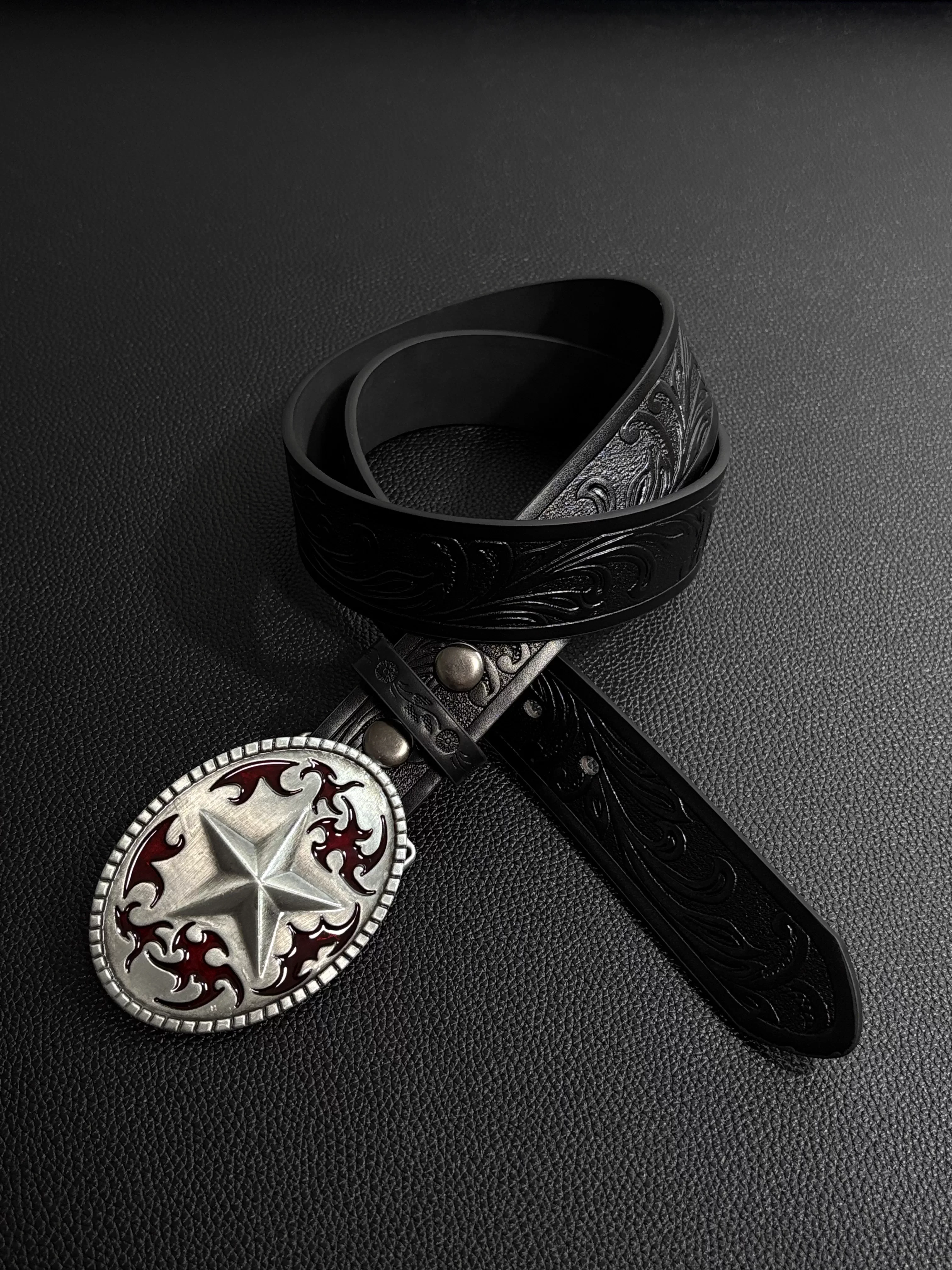 Unisex Vintage Punk Belt Retro Decorative Leather Corset Female Cummerbund Coat Waistband Dress Decration Wide Belt J128