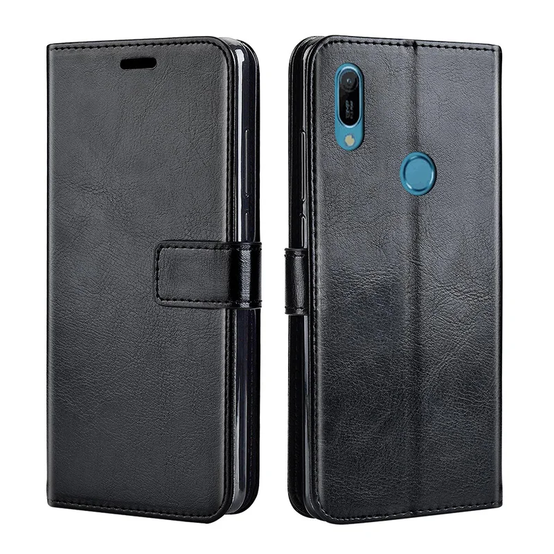 Flip Leather Phone Case for Huawei Y6 2019 Case Y6 Prime 2019 Cover Wallet for Y6 2019 Mrd-Lx1 Mrd-Lx1F Y 6 Pro Y6Prime