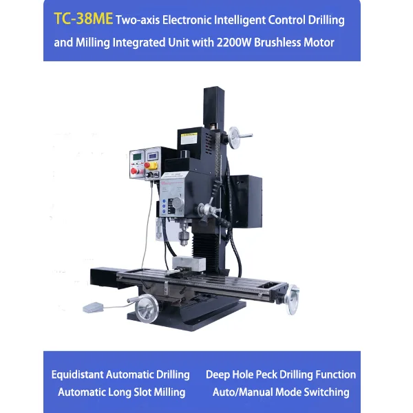 Multi-functional Drill Milling Machine With Equal Pitch Auto Drilling & Grooving Function