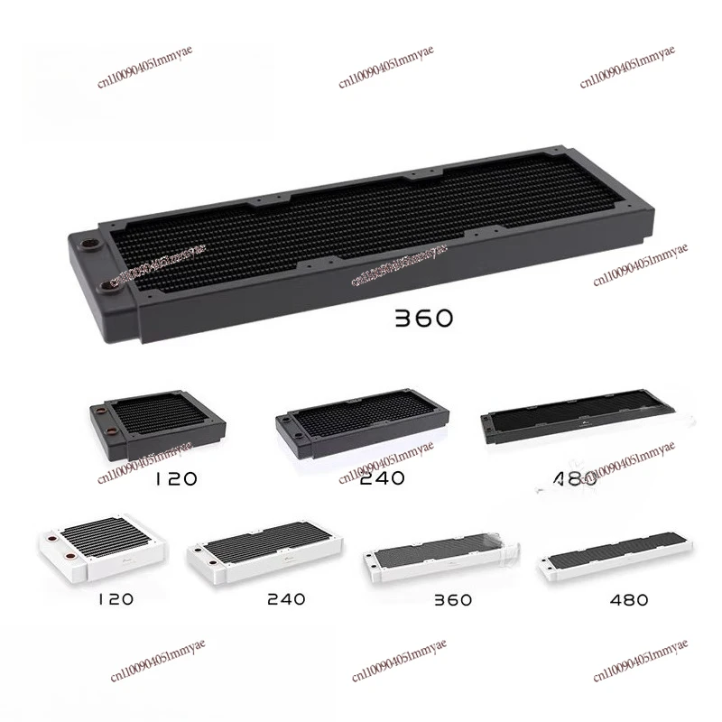 120 240 480 Water-cooled copper thin row heat exchanger