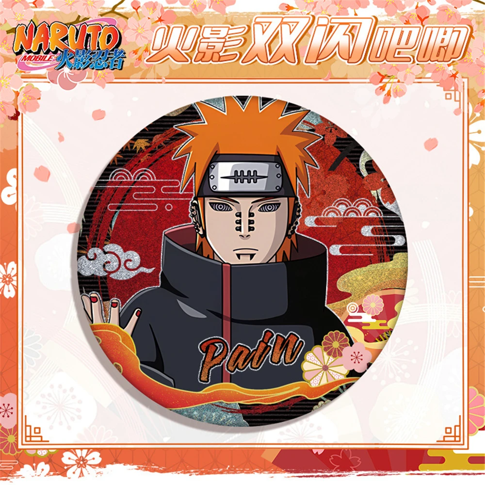 อะนิเมะ Naruto Akatsuki Hidan Deidara Uchiha Itachi Nagato คอสเพลย์เครื่องแต่งกาย Badge Pin SPTE Tinplate เข็มกลัดอุปกรณ์เสริม Prop ของขวัญ