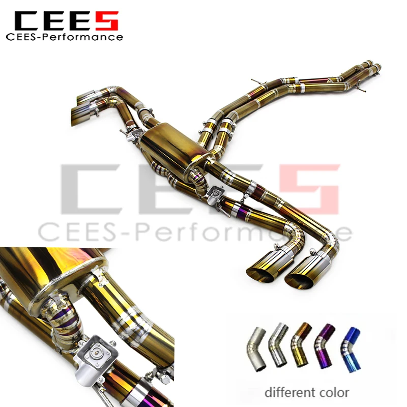 

cees for 2018-2023 Lamborghini URUS 4.0 CatBack Exhaust System Best Seller Valvetronic Valve Muffler Assembly