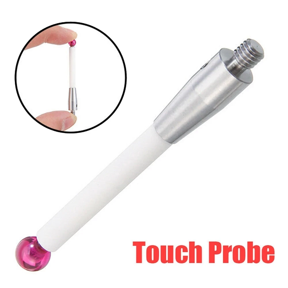 

CMM Touch Probe Stylus 6mm Dia Rubine Ball Ceramic Stem M4 CMM A-5000-3709 Tool Touch Probe CMM Three coordinate Probe Stylu