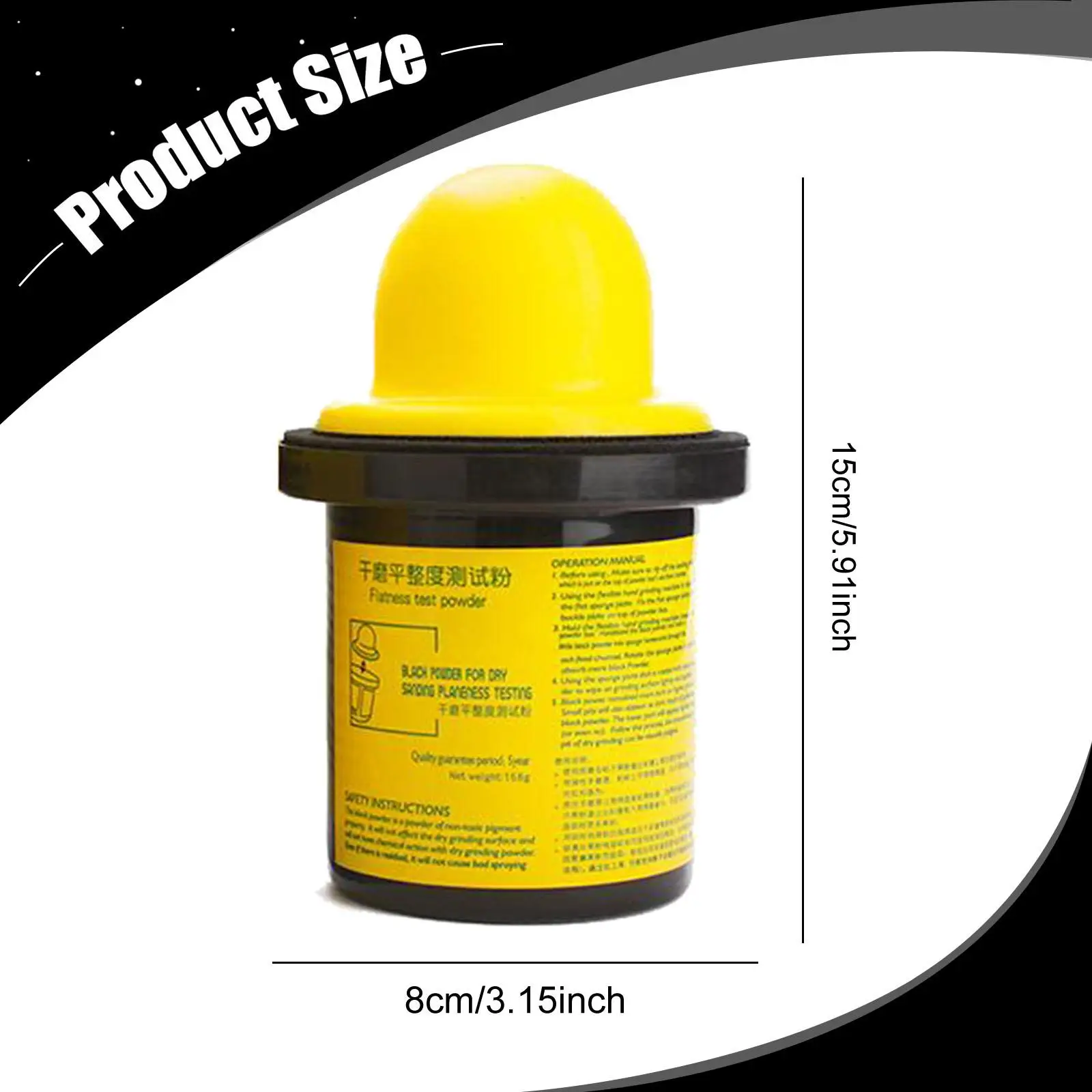 معطف الدليل الجاف سهل الاستخدام وتوفير الوقت وإصلاح السطح ومسحوق الصنفرة الجافة لـ