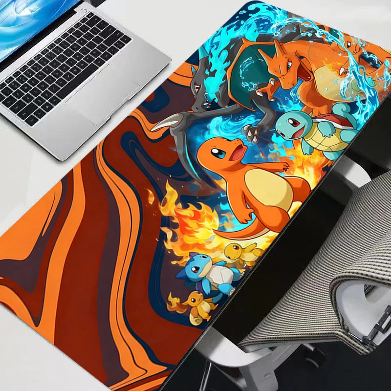 

Коврик для мыши P-Pokemons Charizard, большие геймерские коврики для мыши, коврик для клавиатуры, стол, коврик для мыши, резиновый коврик Tapis Souris, игровой коврик для ноутбука, коврик для мыши