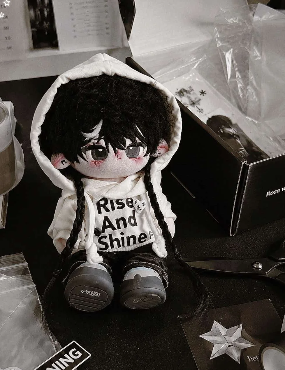 Only Available 20cm Baby Clothes In Stock Cool And Handsome Hoodie Settrendy And Cool No Attribute Dressing Cotton Dolls