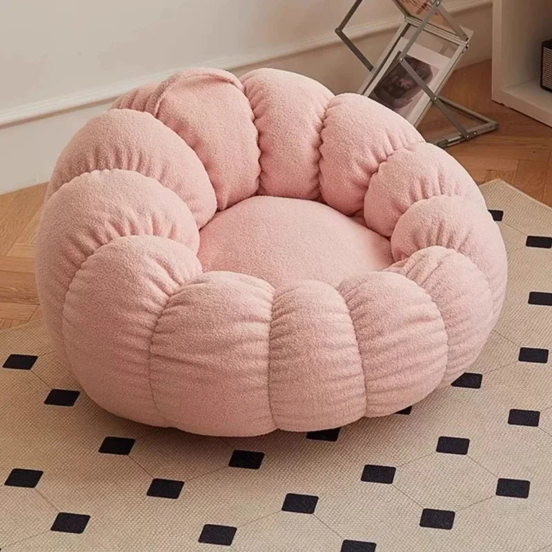Lazy sofa reclining and sleeping single bedroom small sofa master bedroom reclining chair pumpkin tatami balcony leisure chair