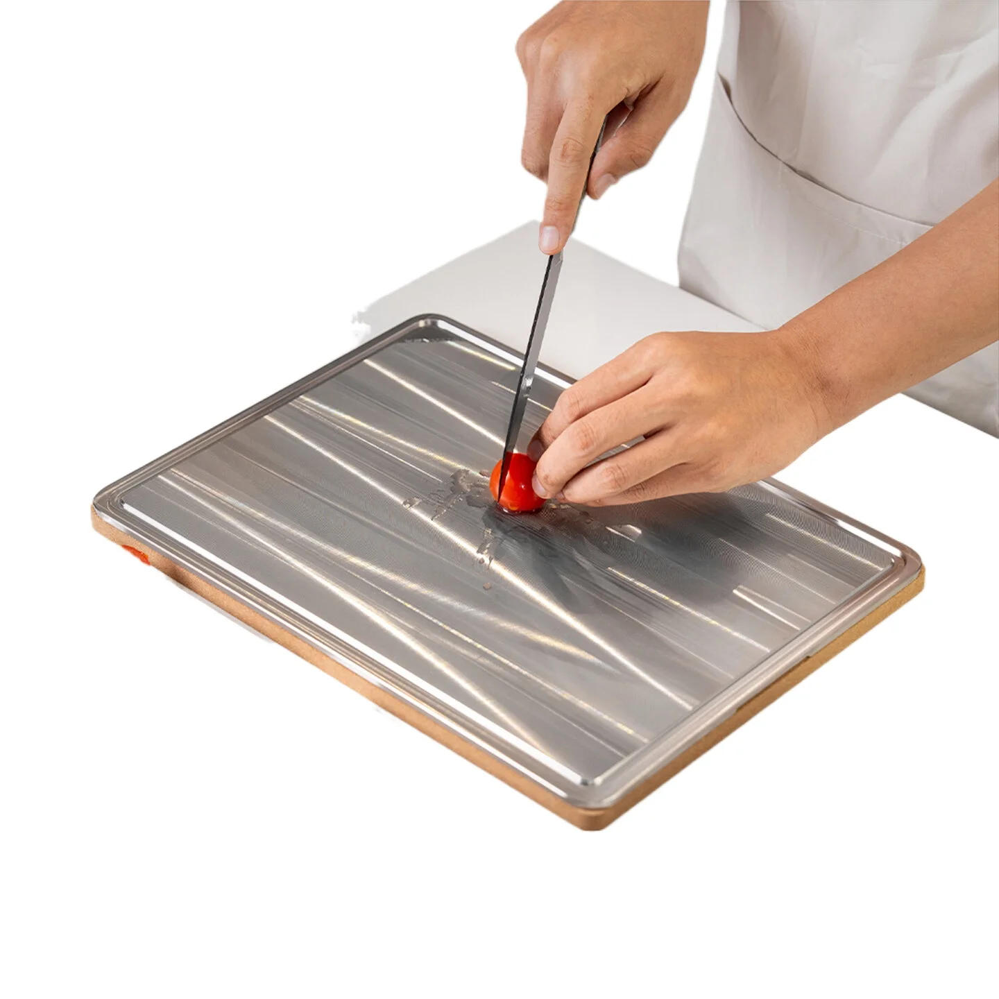 Pure titanium cutting board cutting board chopping board multi-functional baking tray household outdoor tea tray square