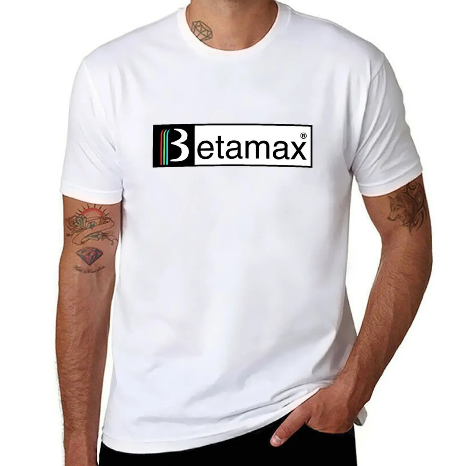 

Betamax Logo T-Shirt funny t shirts man t shirt man plain T-Shirt
