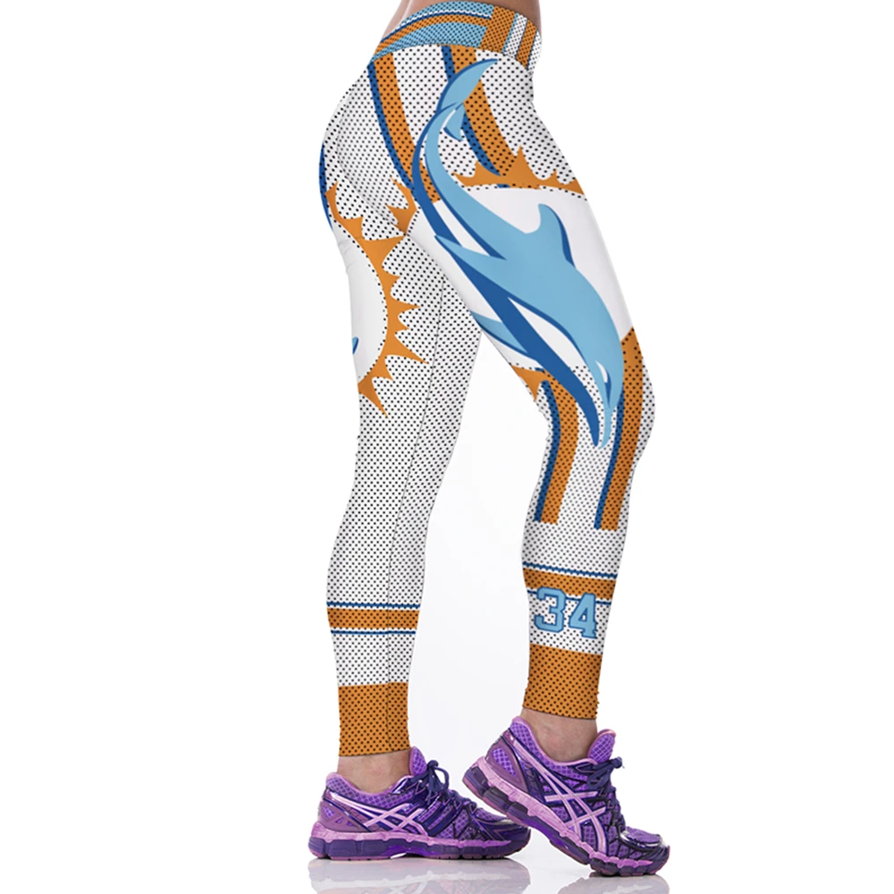 Woman Sport Leggings 3D Print Quick Dry High Waist Active Legging Girls Elastic Gym Workout Pant For Yoga Fitness Tights Female