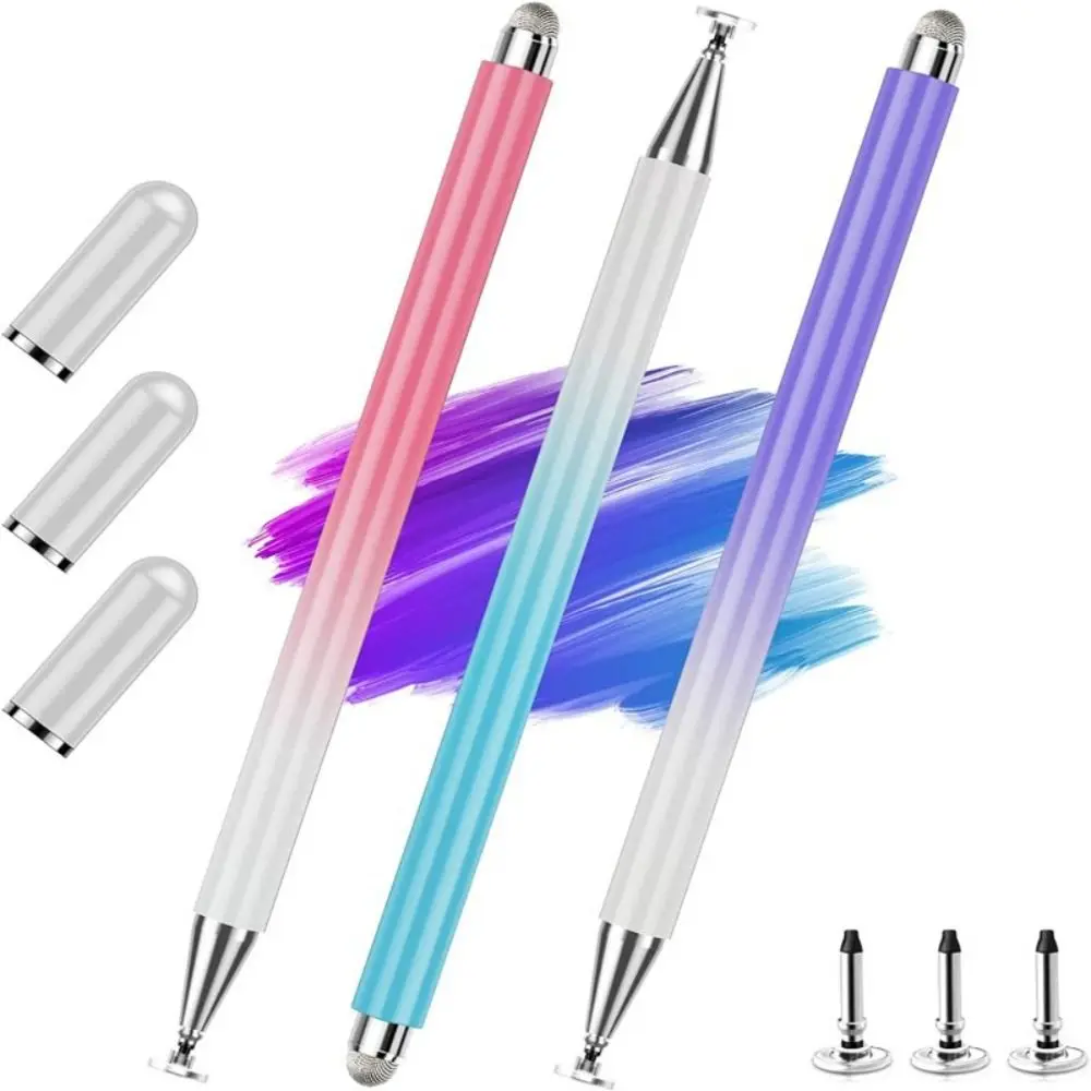 For Tablet Mobile Stylus Pen Magnetic Suction Pen Cap High Precision Capacitive Drawing Pen For All Touch Screens 2-In-1