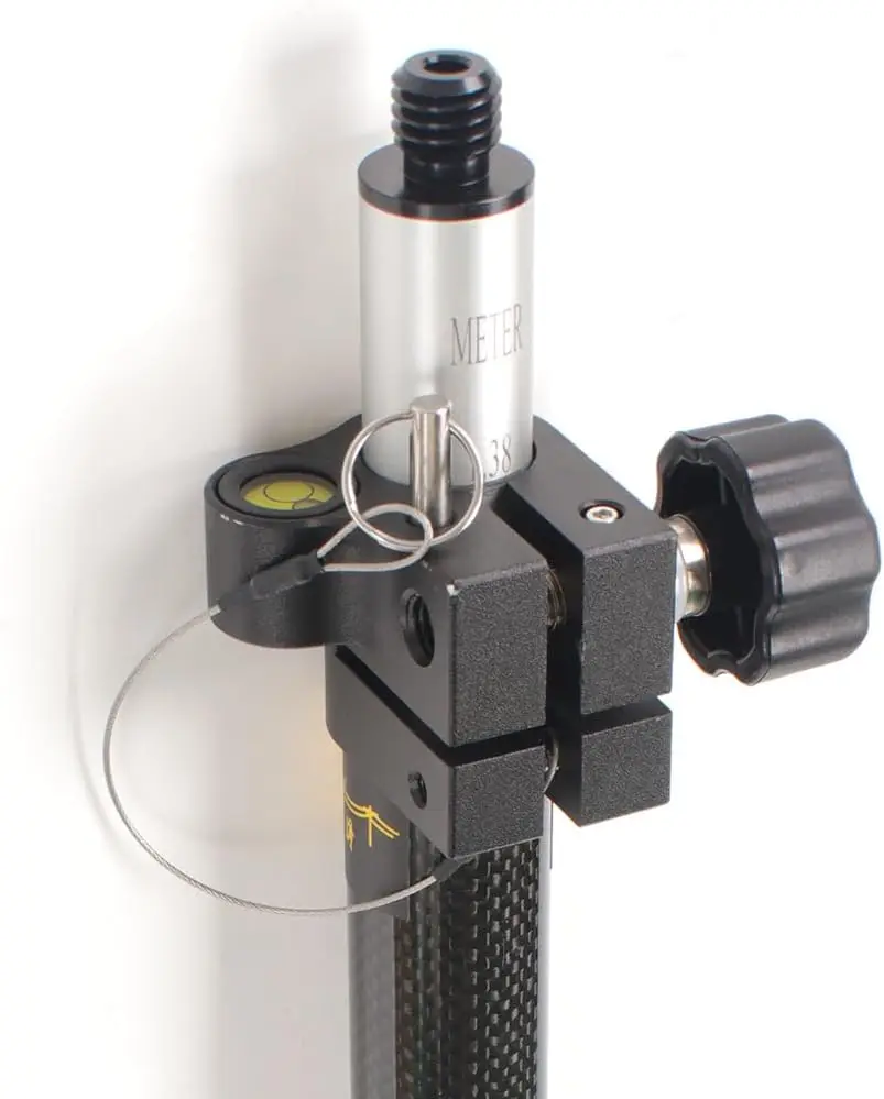 عمود GPS تلسكوبي، قضيب GPS بطول 2.5 متر/8.2 قدم لمسح الأراضي والهندسة GPS/GNSS ملحقات وأدوات (GLS25) #5