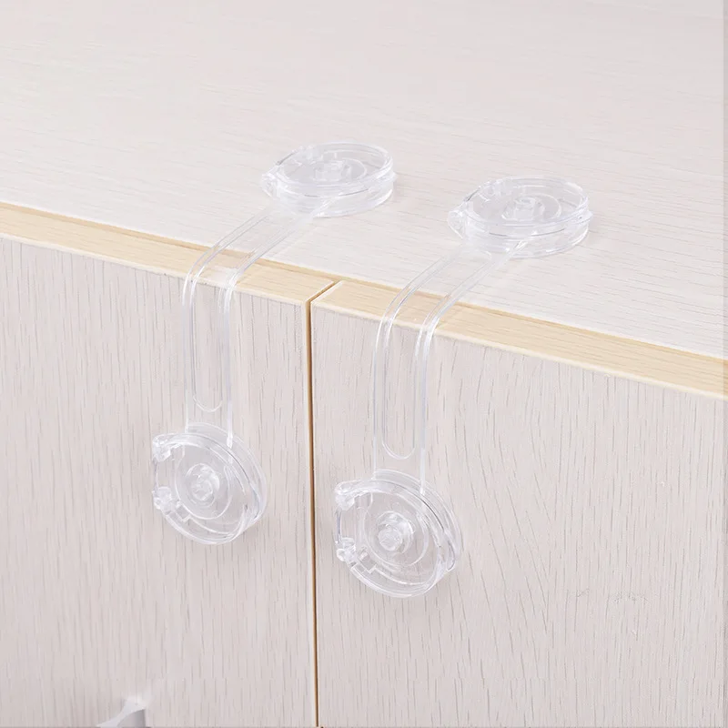5pcs Child Security Protection Lock Protection Kids Drawer Home Anti-open Cabinet Kids Door Refrigerator Safety Lock Buckle