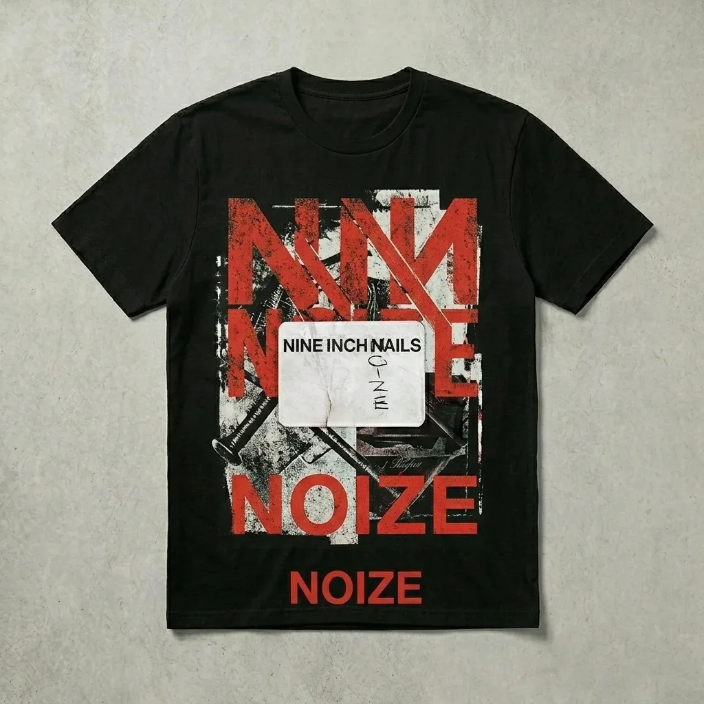 2026 NIN New Album Nine Inch Noize Men Women T-Shirt Unisex O-Neck Cotton Short Sleeve Y2k Pop Oversized Exclusive Rock Tee